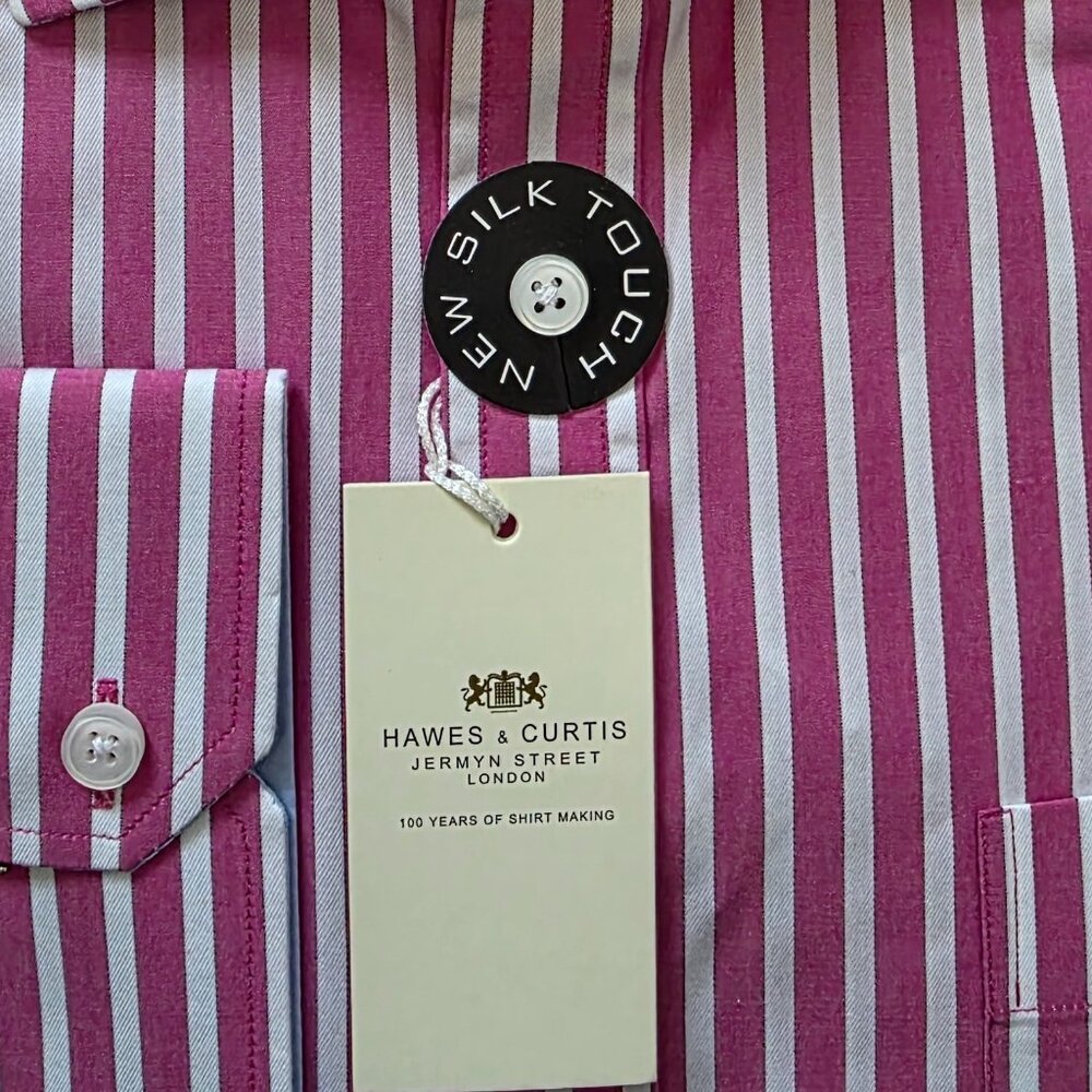 Hawes & Curtis Ludlow Wkender (Fuschia & White) 18/36 (NWT)